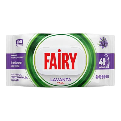 Fairy Șervețele Umede Lavandă – 100 Bucăți | Curățare Multisuprafețe cu Parfum Relaxant