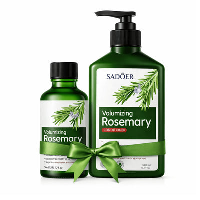 Pachet SADOER Rozmarin – Ulei 50ml + Balsam 500ml pentru Creștere și Volum Păr | Rutina Completă Anticădere