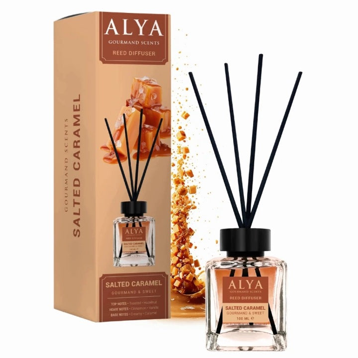 Odorizant de cameră Alya Gourmand Salted Caramel 100ml – Caramel Sărat