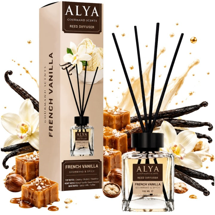 Odorizant de cameră Alya Gourmand French Vanilla 100ml – Vanilie Franțuzească