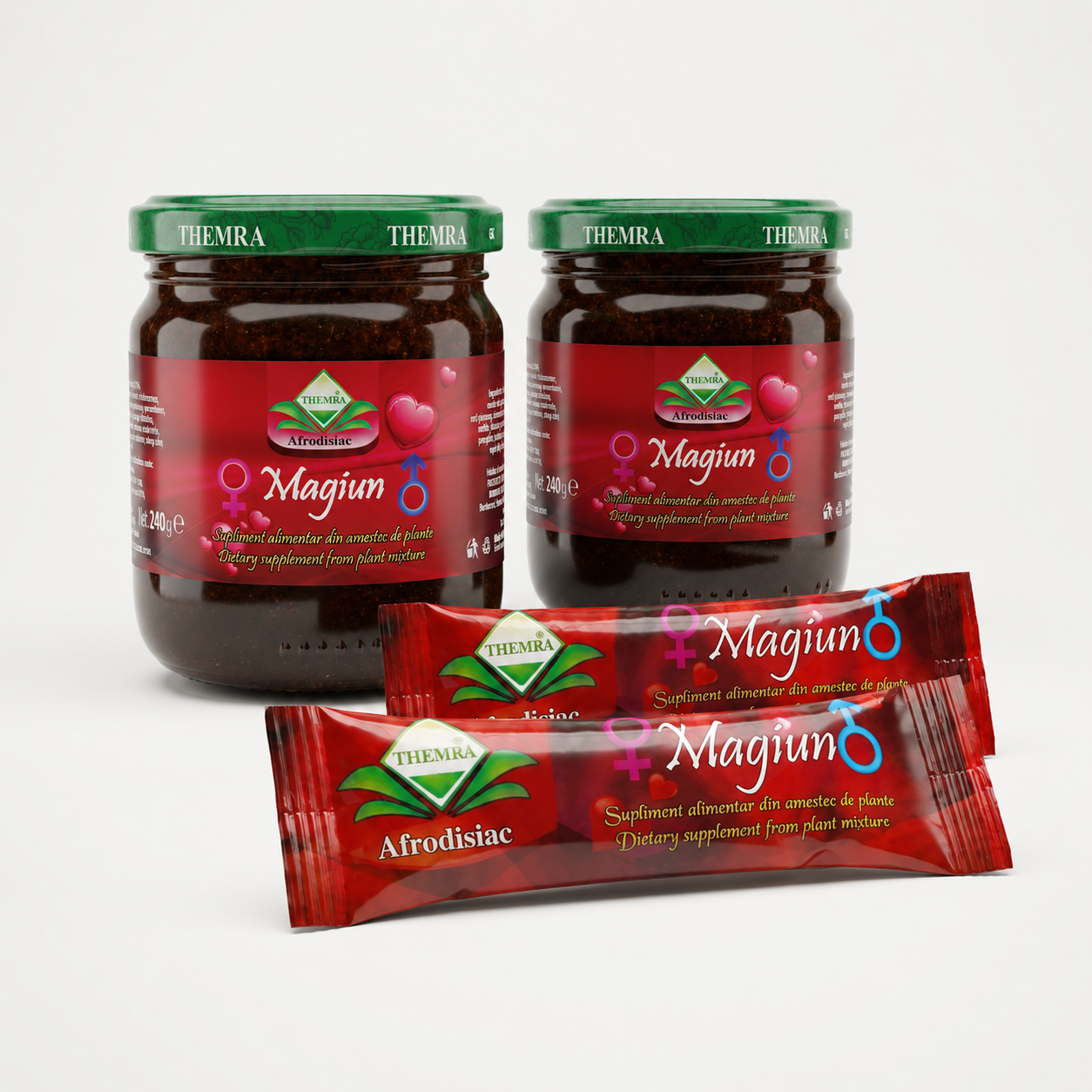 Pachet Promo 2x Magiun Afrodisiac Themra 240g + 2 Plicuri CADOU | Original Turcia
