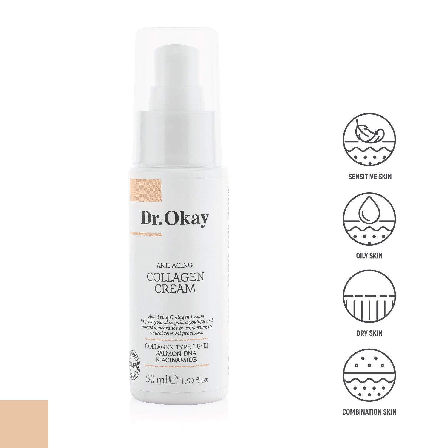 Cremă Colagen Anti-Aging – Fermitate, Hidratare Intensă & Efect Lifting Vizibil