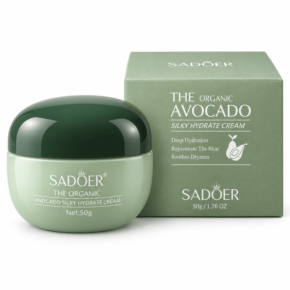 Cremă Hidratantă de Față SADOER Avocado 50 g