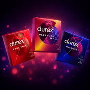 Set Durex – Mix Feel Thin, Pleasure Me și Intense – 3 Tipuri