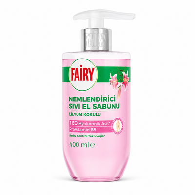 Săpun Lichid de Mâini Fairy Crin 750 ml – Hidratant cu Acid Hialuronic și ProVitamina B5