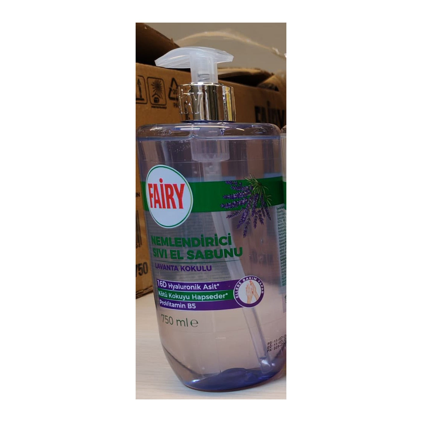 Sapun lichid de maini Fairy Lavandă 750 ml