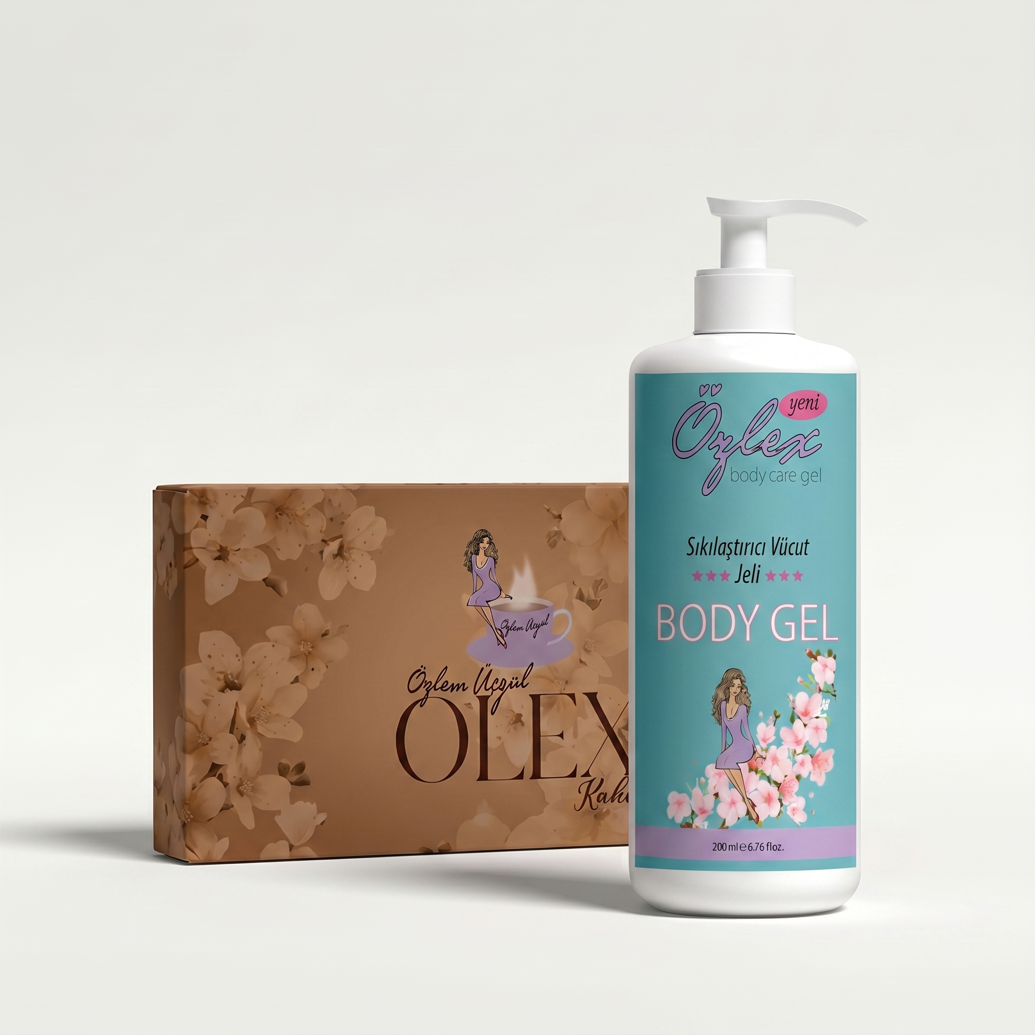 Pachet Promo Cafea Instant Ozlex + Gel de Corp Ozlex 200ml