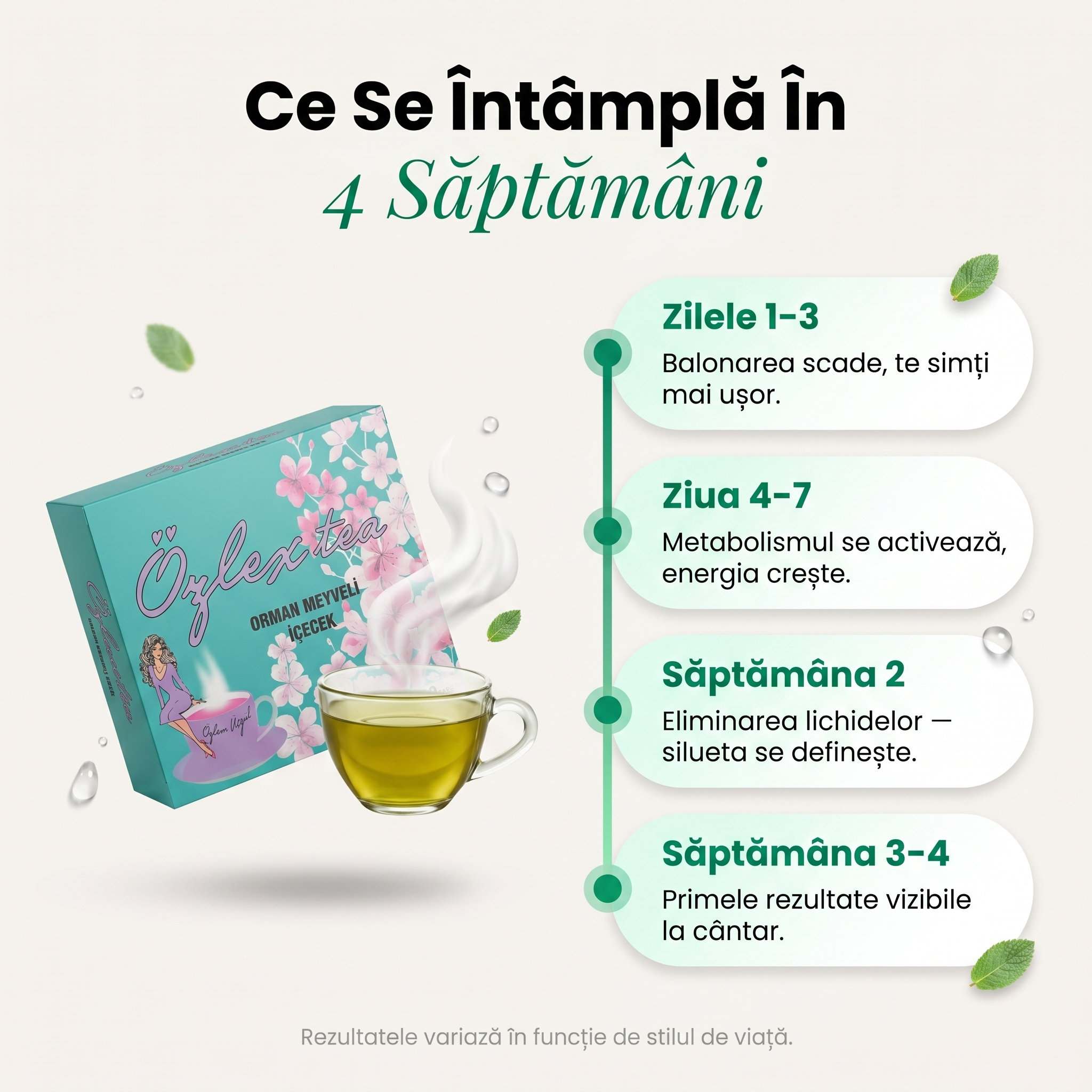 Ceai Ozlex – 60 Plicuri Originale din Turcia