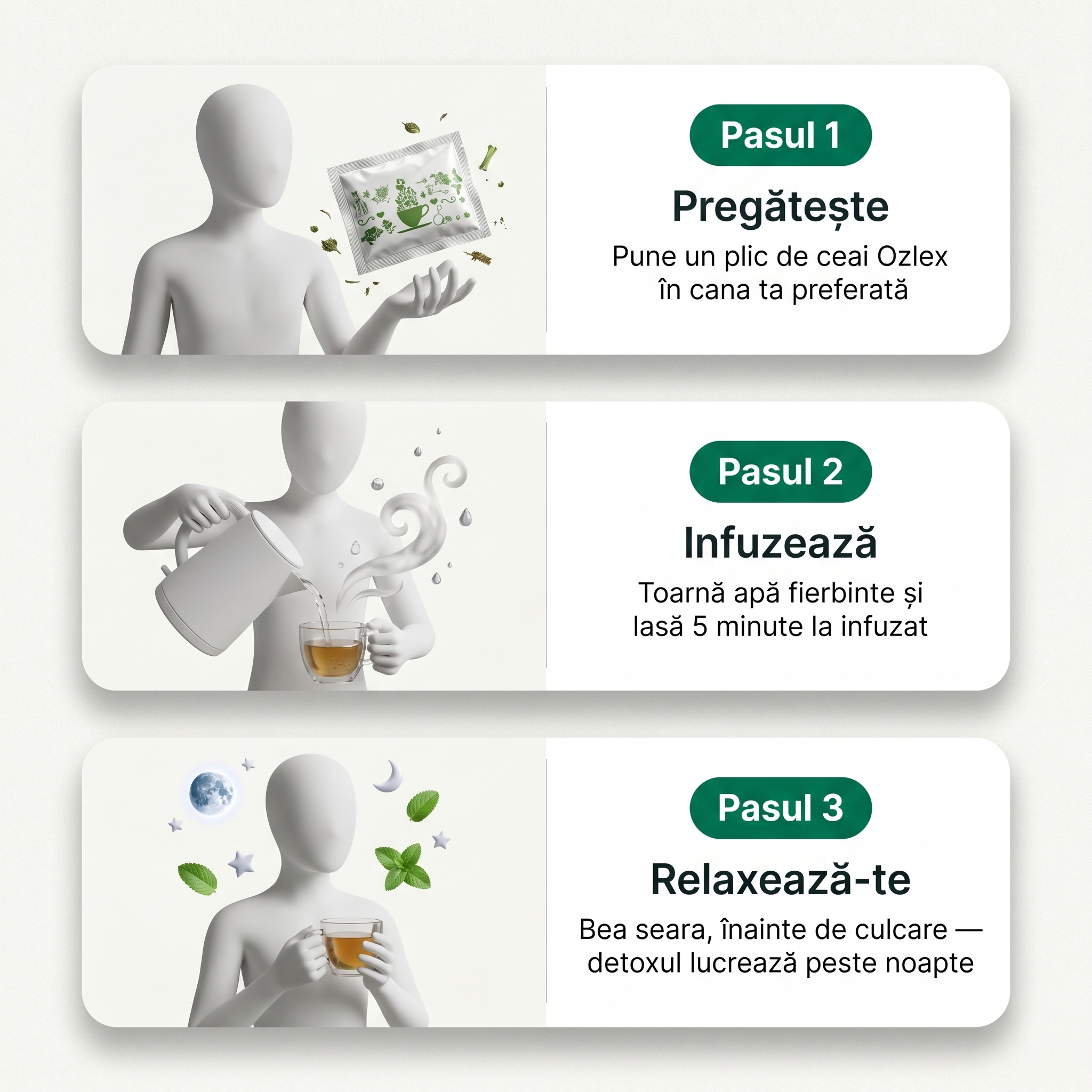 Ceai Ozlex – 60 Plicuri Originale din Turcia