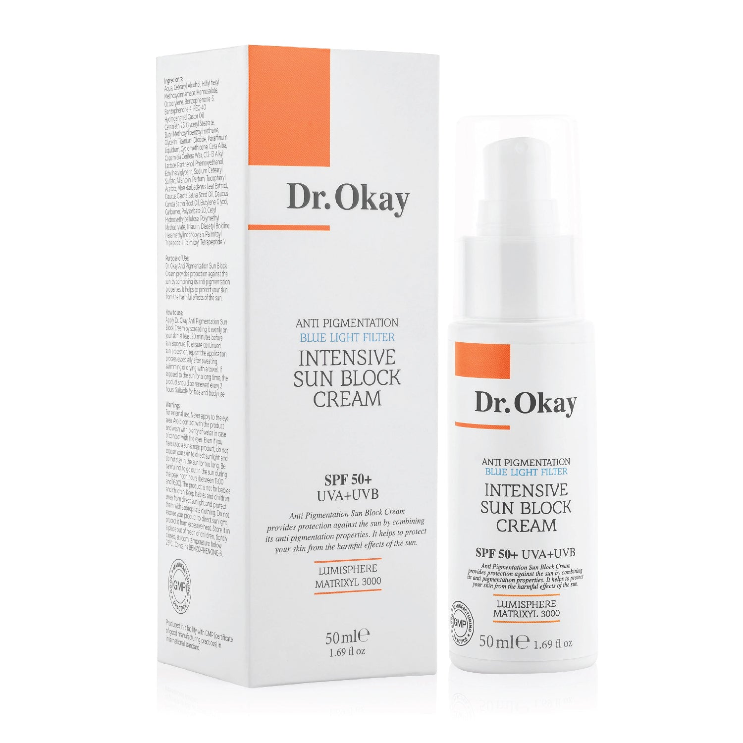 Cremă SPF 50+ – Protecție UV, Anti-Pete & Filtru de Lumină Albastră