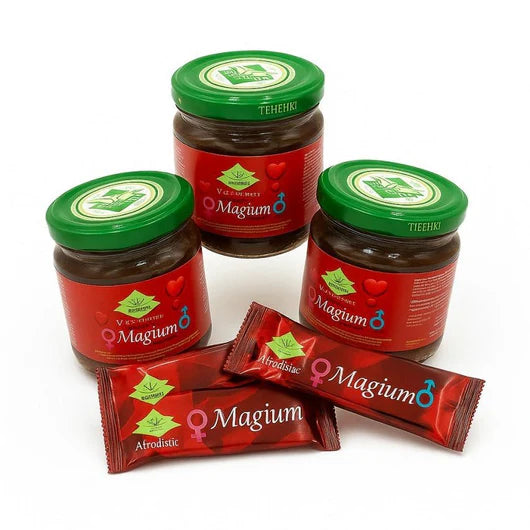 PACHET promo – 3 Borcane de Magiun + 3 Pliculețe Cadou