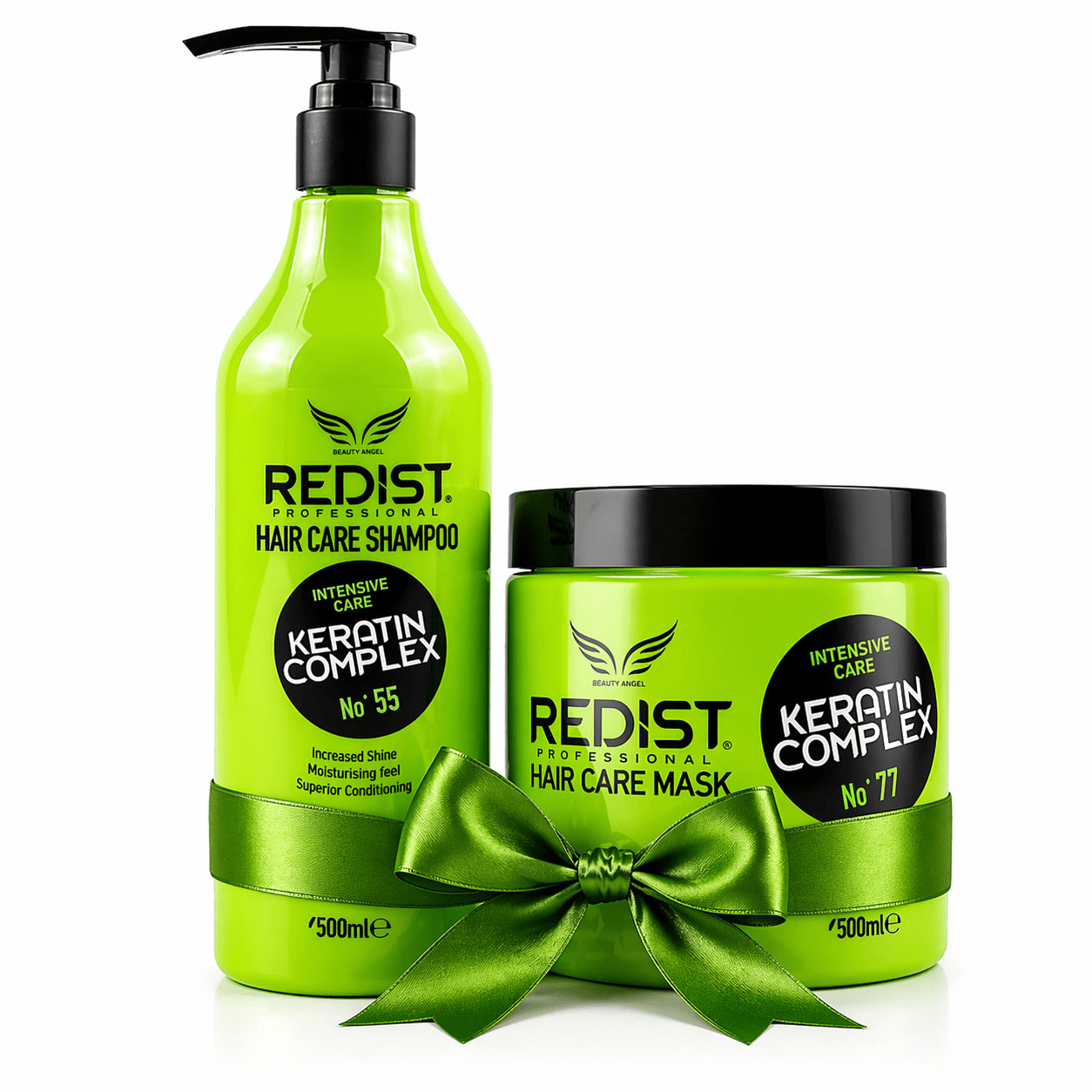 Elixirul de Argan Redist – Set Profesional Șampon 500ml + Mască 500ml | Nutriție Luxoasă