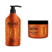 Set Promo Redist Ulei de Argan – Șampon 1000ml + Mască 500ml | Nutriție & Strălucire