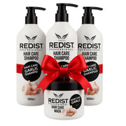 Pachet Promo Redist Usturoi 3+1 – 3x Șampon 1000ml + Mască 500ml | Cea Mai Bună Valoare