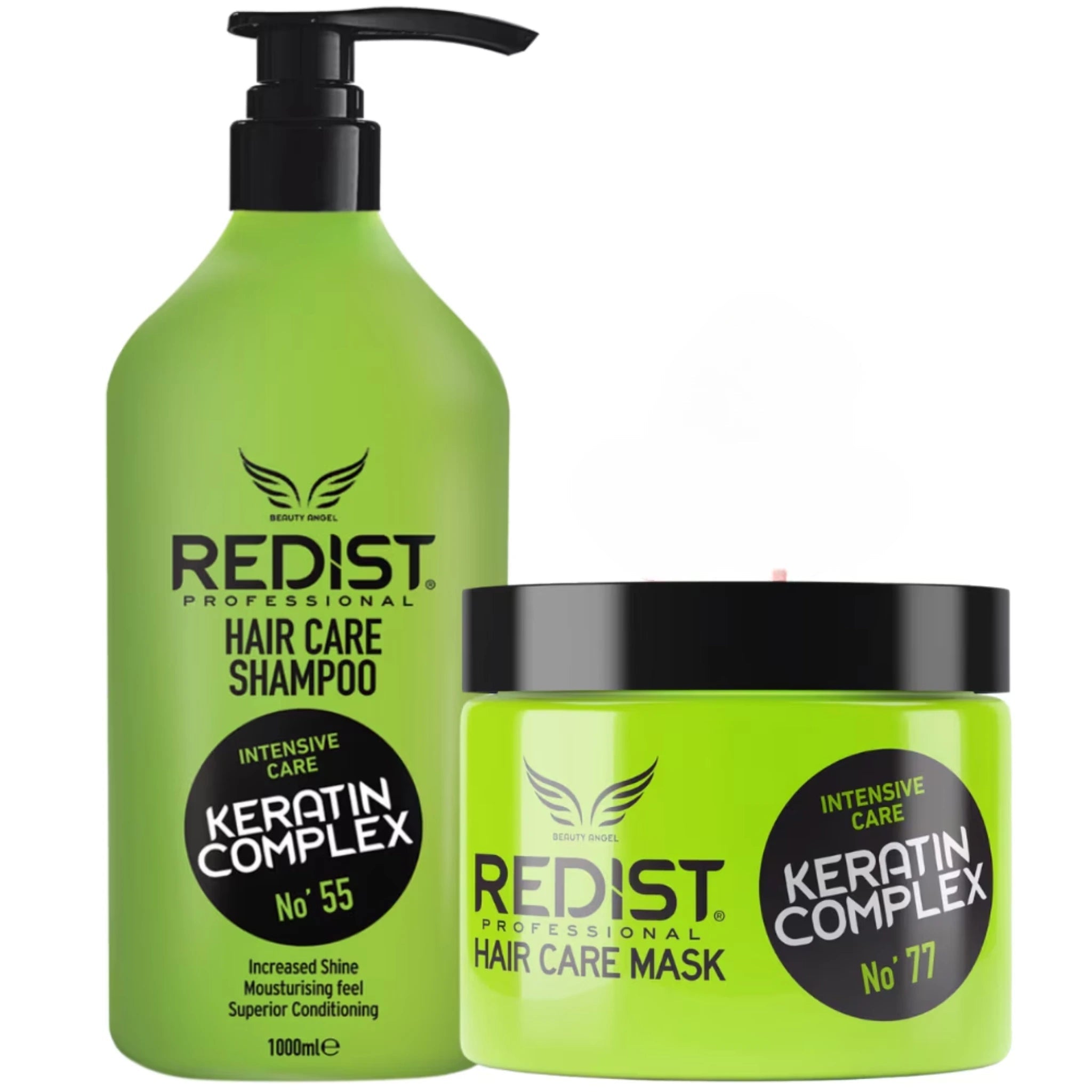 Pachet Promo Redist Keratină – Șampon 1000ml + Mască 500ml | Reconstrucție & Volum