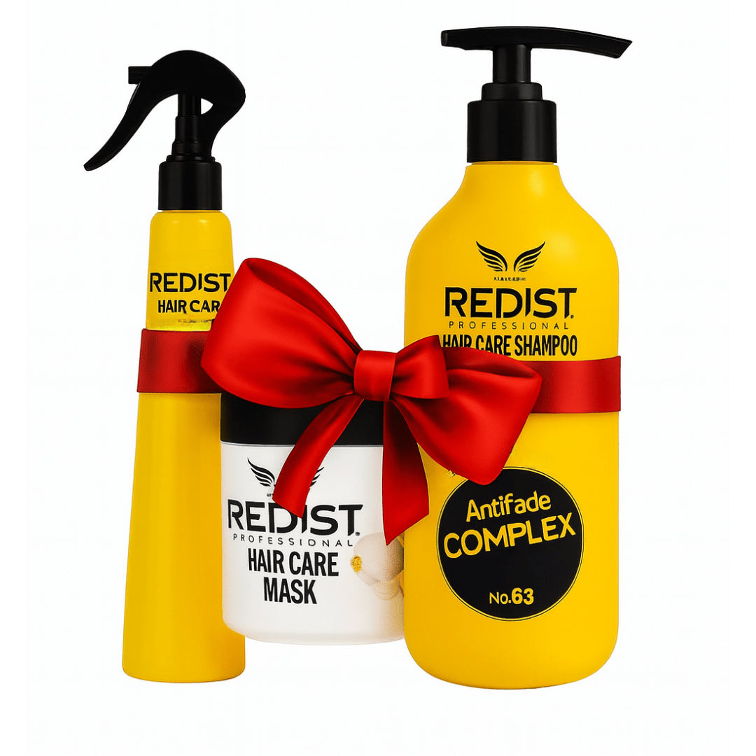 Pachet Promo Redist Îngrijire Completă – Șampon AntiFade 1000ml + Mască Usturoi + Balsam