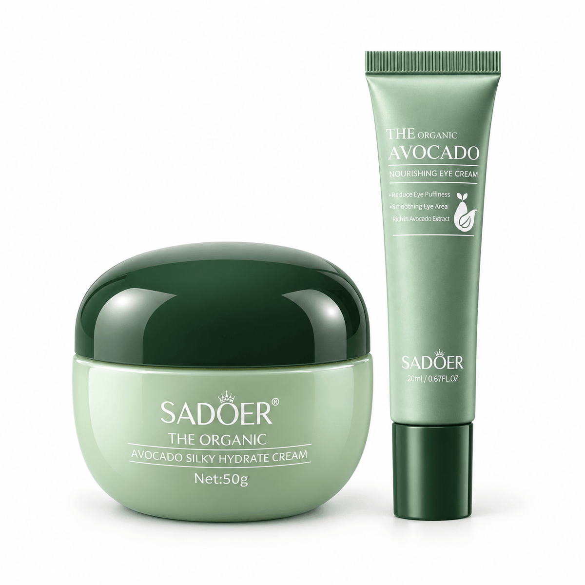 Pachet SADOER Avocado Duo Față & Ochi