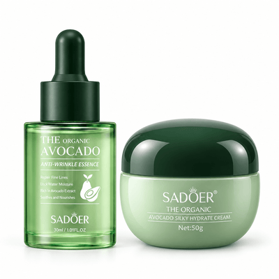 Pachet SADOER Avocado Ser + Cremă – Ser Antirid 30 ml + Cremă Hidratantă 50 g