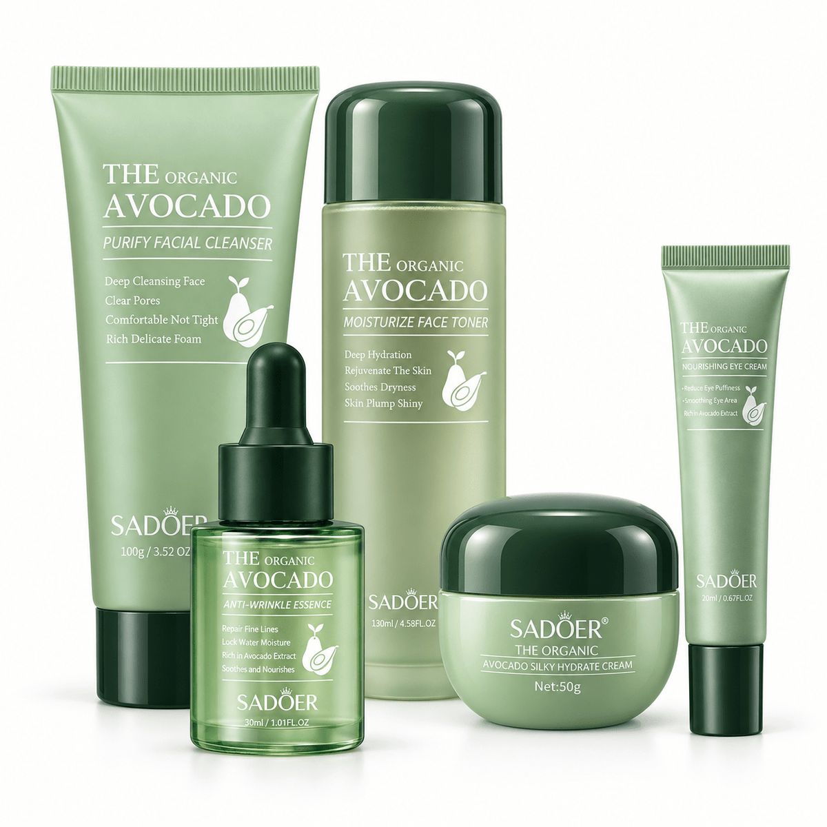 Pachet SADOER Avocado Ritual Facial Complet