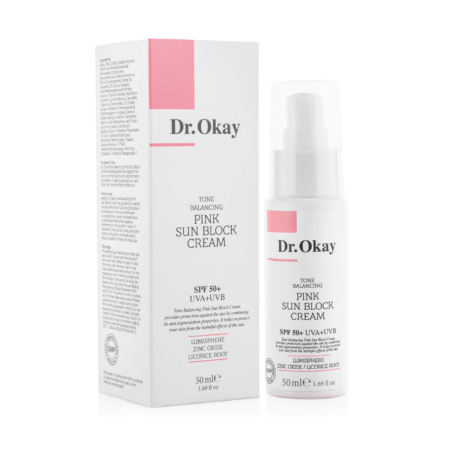 Cremă SPF 50+ Roz – Protecție UV & Efect de Ten Perfect, Fără Imperfecțiuni