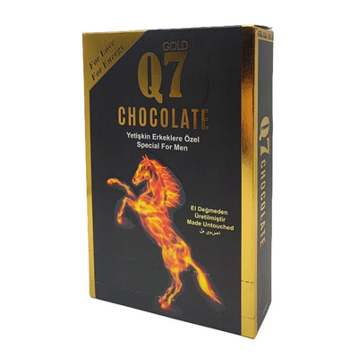 Ciocolată Q7 Premium Afrodisiacă – Cutie 12 Bucăți | Original Turcia