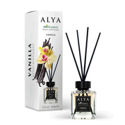 Odorizant de Cameră Alya Vanilie 100ml – Reed Diffuser cu Bețișoare din Ratan