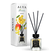 Odorizant de Cameră Alya Mango 100ml – Reed Diffuser cu Bețișoare din Ratan