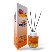 Odorizant de Cameră Yumos Mango 120ml – Reed Diffuser cu Bețișoare