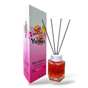 Odorizant de Cameră Yumos Bubble Gum 120ml – Reed Diffuser cu Bețișoare