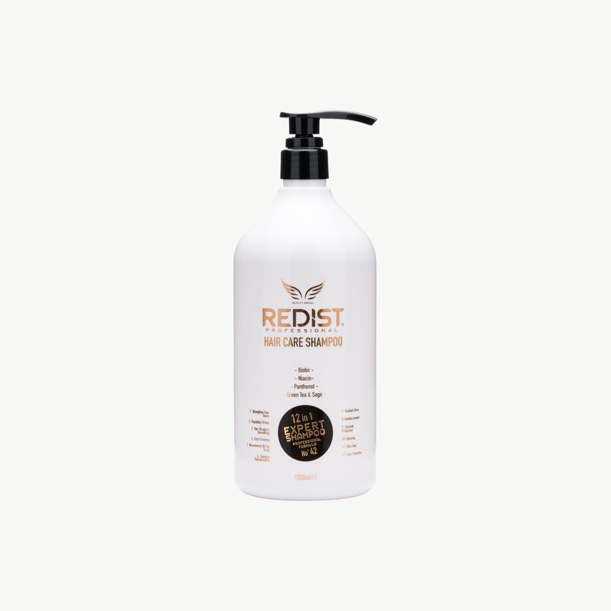 Șampon Redist 12 în 1 Expert 1000ml – Formula Completă pentru Orice Tip de Păr