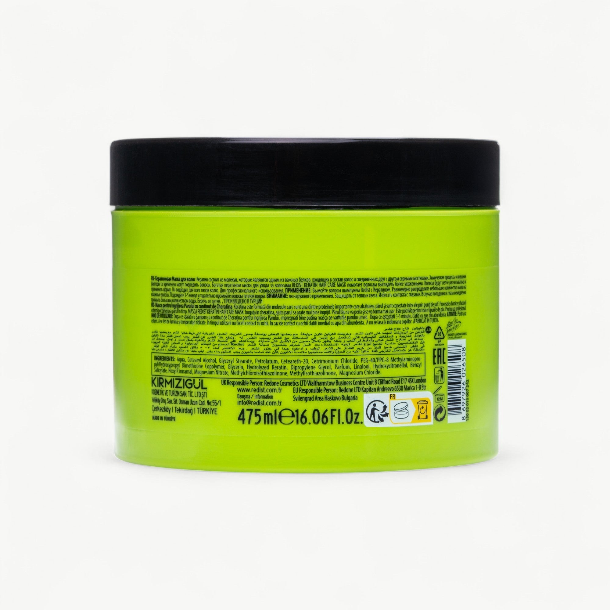 Mască Redist Keratină 500ml – Reconstrucție Intensivă & Păr Neted Strălucitor