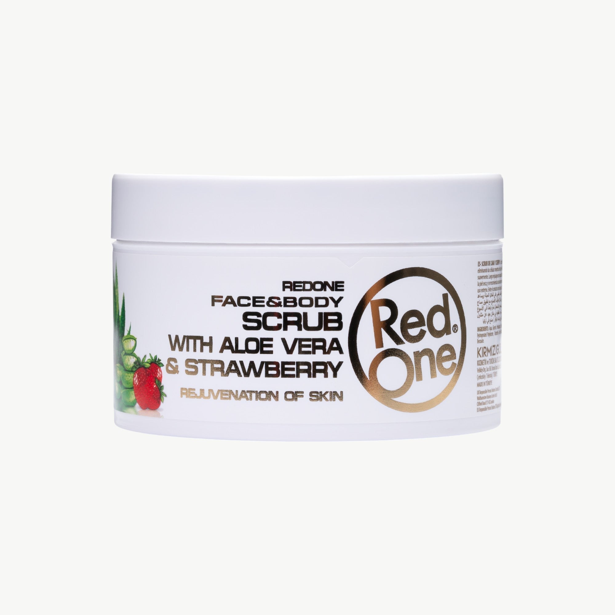 Scrub Facial și Corporal Redone 450ml – Exfoliere Profundă cu Aloe Vera