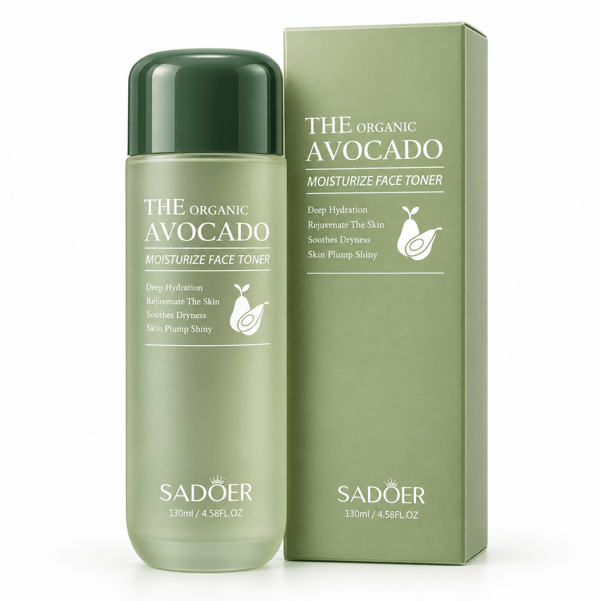 Toner Hidratant pentru Față SADOER Avocado 130 ml